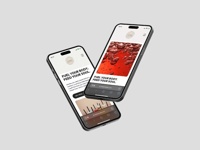 The Blend website